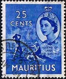 Mauritius 1953 SG 300 Legend of Paul and Vaginia Fine Used
