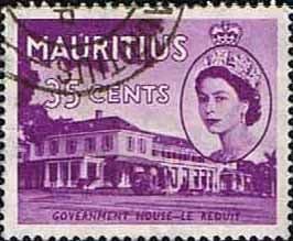 Mauritius 1953 SG 301 Government House Le Reduit Fine Used