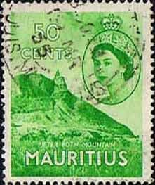 Mauritius 1953 SG 302 Peter Both Mountain Fine Used