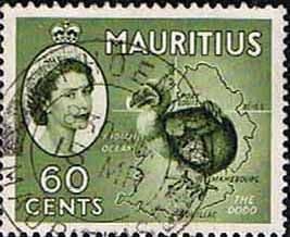 Mauritius 1953 SG 302a The Dodo Bird Fine Used