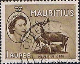 Mauritius 1953 SG 303 Deer Fine Used