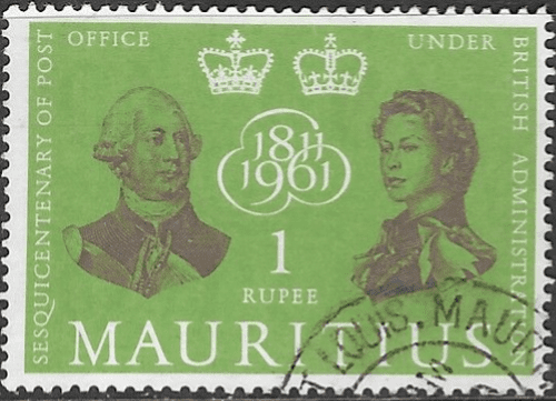 Mauritius 1961 Postal Service Centenary SG 310 Fine Used