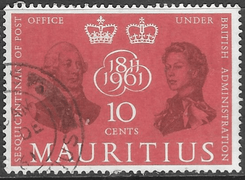 Mauritius 1961 SG 307 Postal Service Centenary Fine Used