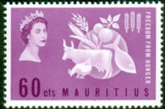 Mauritius 1963 Freedom From Hunger Fine Mint