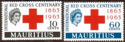 Mauritius 1963 Red Cross Centenary Set Fine Mint