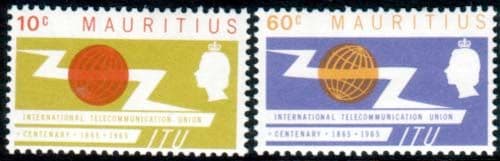 Mauritius 1965 International Telecommunication Union Set Fine Mint