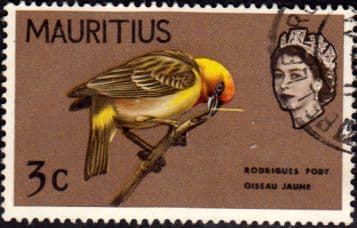 Mauritius 1965 SG 318 Rodrigues Fody Bird Fine Used