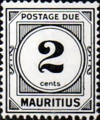 Mauritius 1966 Postage Due SG D8 Fine Mint
