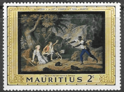 Mauritius 1968 Bernardin de St. Pierre's Visit SG 376 Fine Mint