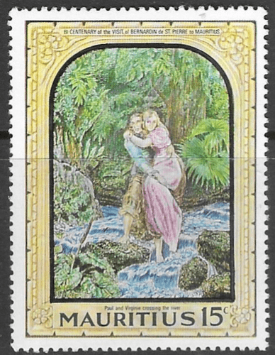 Mauritius 1968 Bernardin de St. Pierre's Visit SG 377 Fine Mint