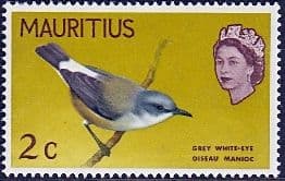 Mauritius 1968 Birds Colour Change SG 370 Fine Mint