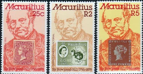 Mauritius 1979 Sir Rowland Hill Set Fine Mint