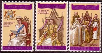 Mauritius Royal 1977 Silver Jubilee Set Fine Mint