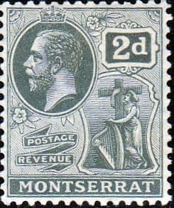 Montserrat 1916 King George V SG 51 Fine Mint