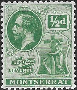 Montserrat 1922 King George V SG 64 Fine Mint