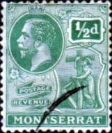 Montserrat 1922 King George V SG 64 Fine Used