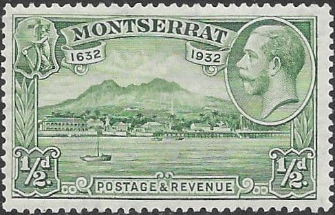 Montserrat 1932 King George V SG 84 New Plymouth Fine Mint