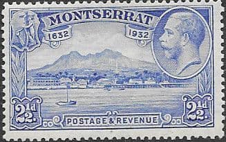 Montserrat 1932 King George V SG 88 New Plymouth Fine Mint