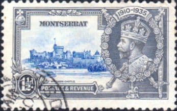 Montserrat 1935 King George V Silver Jubilee SG 95 Fine Used