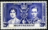 Montserrat 1937 King George VI Coronation SG 100 Fine Mint