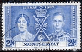 Montserrat 1937 King George VI Coronation SG 100 Fine Used