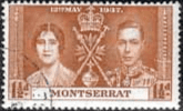 Montserrat 1937 King George VI Coronation SG 99 Fine Used