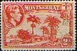 Montserrat 1938 King George VI SG 104a Botanic Station Fine Mint