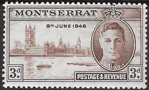 Montserrat 1946 King George VI Victory SG 114 Fine Mint