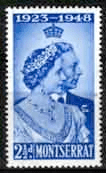 Montserrat 1948 King George VI Royal Silver Wedding SG 115 Fine Mint