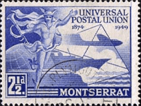 Montserrat 1949 Universal Postal Union SG 117 Fine Used