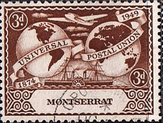 Montserrat 1949 Universal Postal Union SG 118 Fine Used