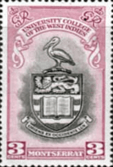 Montserrat 1951 British West Indies University College SG 121 Fine Mint