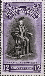 Montserrat 1951 British West Indies University College SG 122 Fine Used