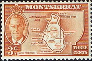 Montserrat 1951 King George VI SG 125 Fine Mint
