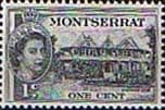 Montserrat 1953 Queen Elizabeth II SG 137 Goverment House Fine Mint