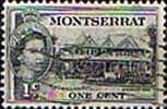 Montserrat 1953 Queen Elizabeth II SG 137 Government House Fine Used