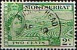 Montserrat 1953 Queen Elizabeth II SG 138 Sea Island Cotton Cultivation Fine Used