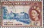 Montserrat 1953 Queen Elizabeth II SG 144 St Anthonys Church Fine Used