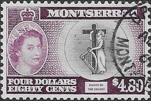 Montserrat 1953 Queen Elizabeth II SG 149 Fine Used
