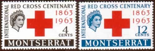 Montserrat 1963 Red Cross Centenary Set Fine Mint