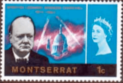 Montserrat 1966 Churchill SG 179 Fine Mint
