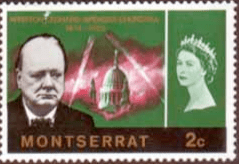 Montserrat 1966 Churchill SG 180 Fine Mint