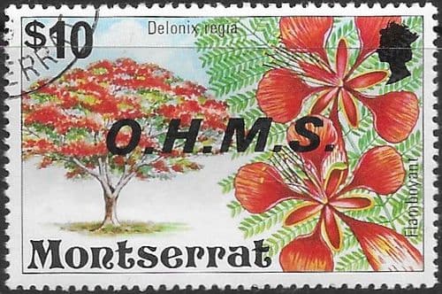 Montserrat 1976 Official OHMS SG O16 Fine Used