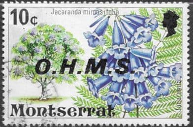 Montserrat 1976 Official OHMS SG O18 Fine Used