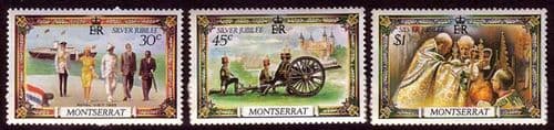 Montserrat 1977 Royal Silver Jubilee Set Fine Mint