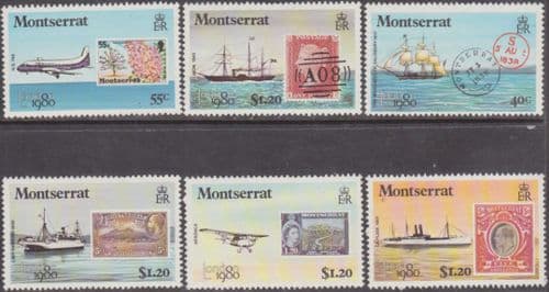 Montserrat 1980 Stamp Exhibition Set Fine Mint