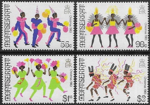 Montserrat 1983 Christmas Carnival Set Fine Mint