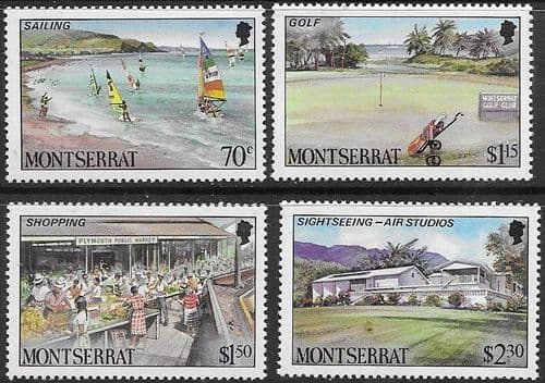 Montserrat 1986 Tourism Set Fine Mint