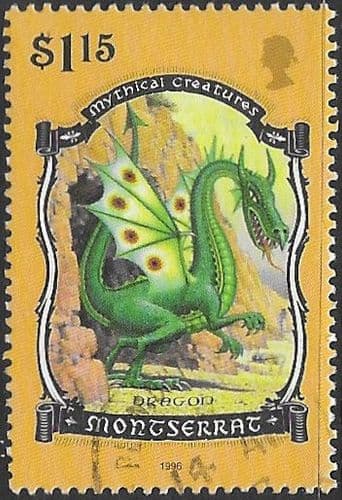 Montserrat 1994 Mythical Creatures SG 1019 Fine Used