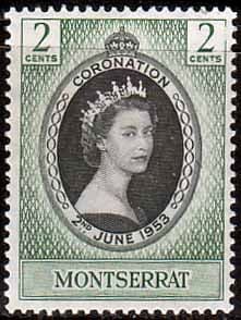 Montserrat Queen Elizabeth II 1953 Coronation Fine Mint
